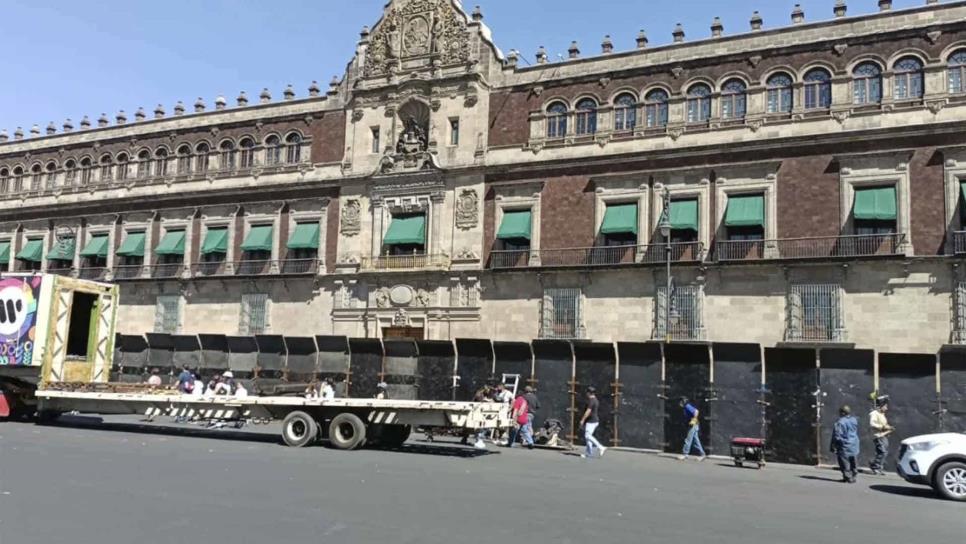 Día de la Mujer: blindan Palacio Nacional ante manifestaciones