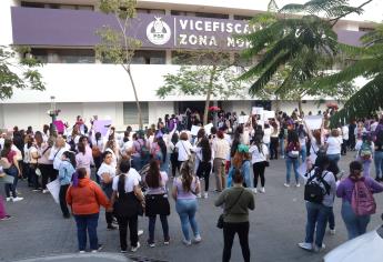 Canaco de Los Mochis reprueba vandalización a la Vicefiscalía en la marcha del 8M