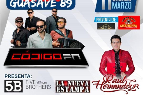 ¿Ya estás listo? Raúl Hernández Jr y Código FN se presentarán en Guasave este fin de semana