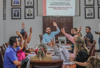 Cabildo de El Fuerte aprueba Programa Operativo Anual de Obra Pública para el ejercicio 2023