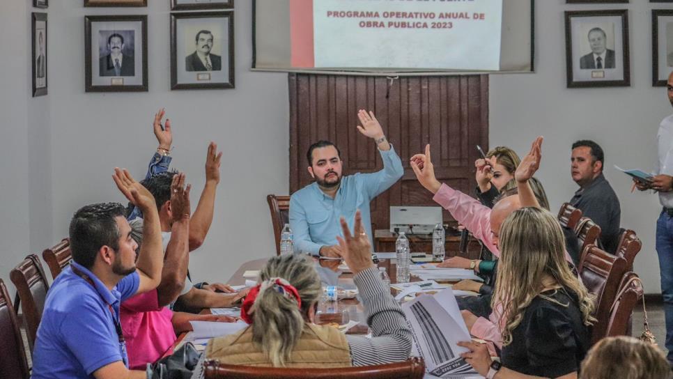 Cabildo de El Fuerte aprueba Programa Operativo Anual de Obra Pública para el ejercicio 2023