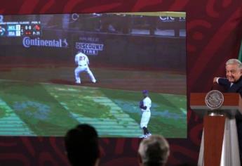 AMLO felicita a México en su triunfo ante EU, en el Clásico Mundial de Beisbol