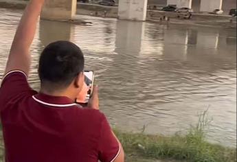 Familia se encuentra en el Río Bravo sin poder cruzar: “pronto estaremos juntos”