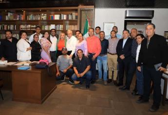 Rocha Moya se reúne con Síndicos electos de Culiacán