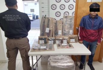 FGR detiene a «jovencito» guasavense, traía a Sinaloa 3 fusiles AK-47 y 5 cortas