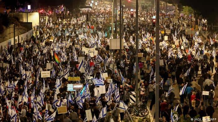 Protestas masivas en Israel: VIDEOS