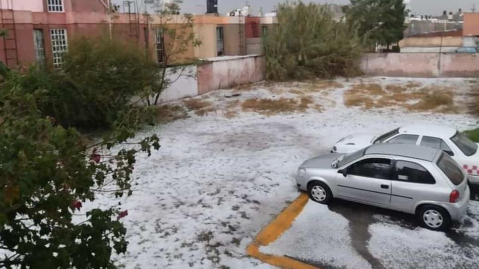 Caída de intensa lluvia y granizo sorprende al Estado de México