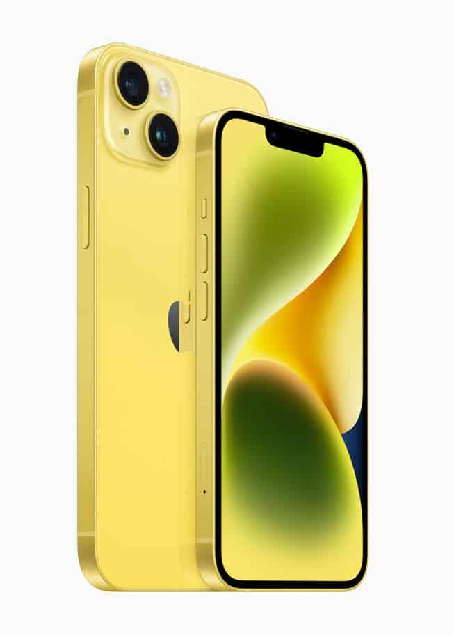 iPhone 14 plus: el diseño amarillo que encantó a usuarios