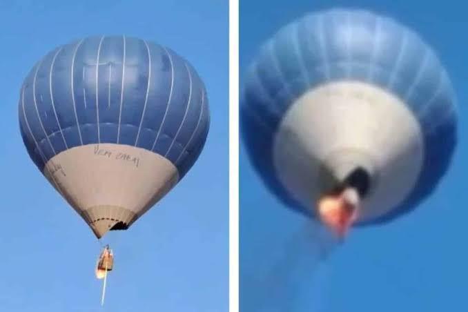 Esta fue la última fotografía de la familia que sufrió aparatoso accidente en globo aerostático