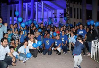 Ahome se ilumina de azul por el Día del Autismo 