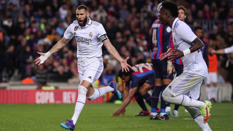 El Real Madrid golea al Barcelona y está en la final de la Copa del Rey