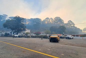 Van 15 familias evacuadas en la Sierra de Concordia por incendio forestal