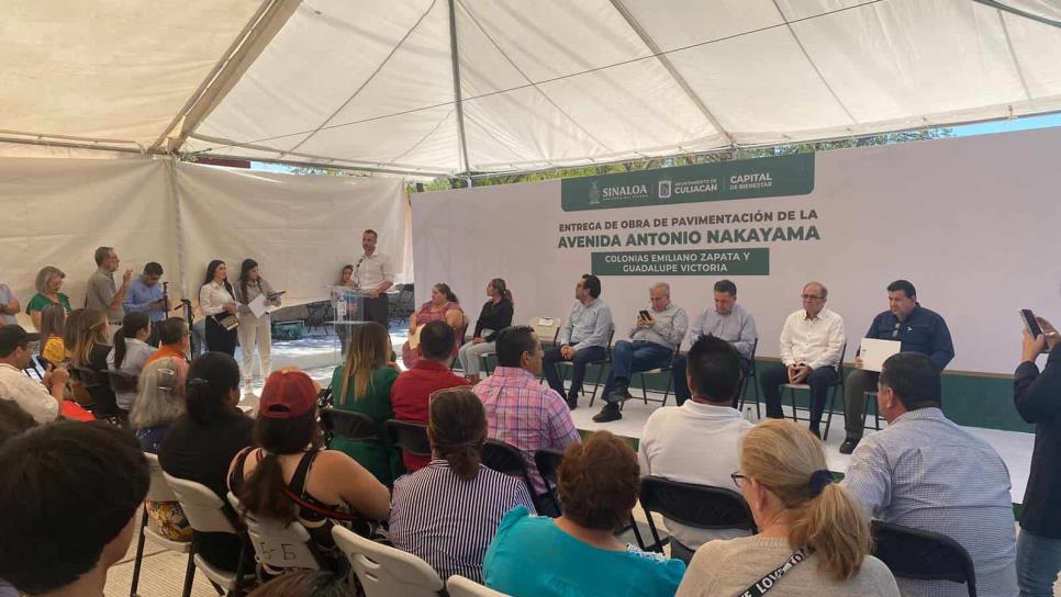 Rocha Moya y Juan de Dios Gámez inauguran avenidas en Culiacán