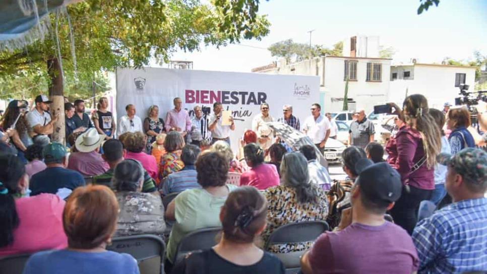 Vecinos de la Bachomo reciben programa «Bienestar en tu Colonia»