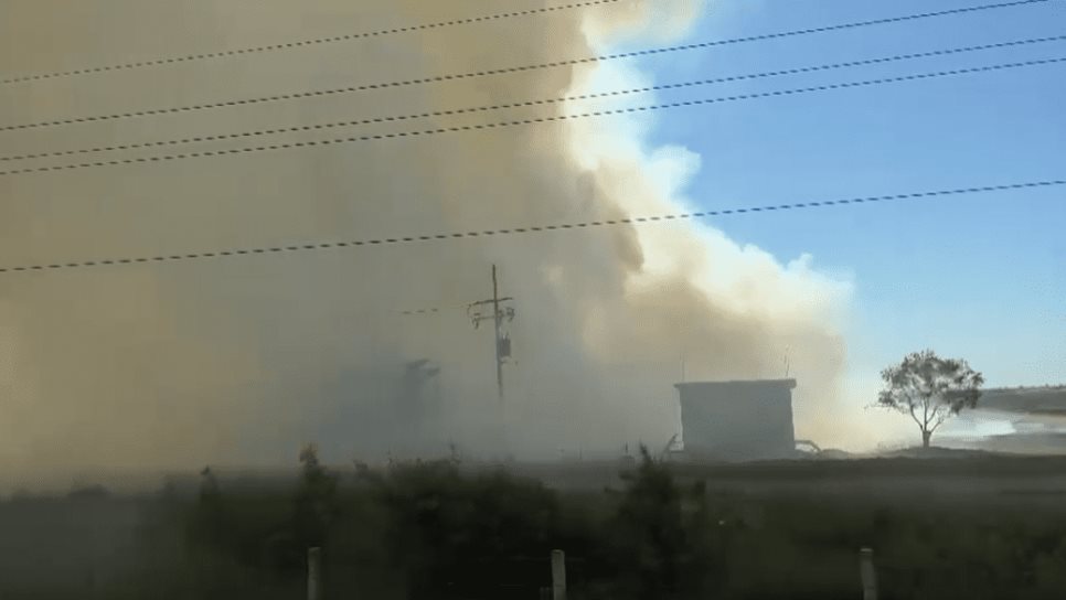 Queman espárrago en el Valle del Carrizo