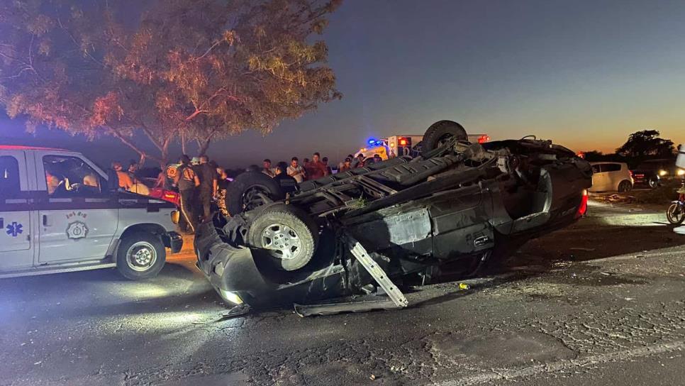 Familia se accidenta y muere la abuela en el Puente Villa Unión en Mazatlán