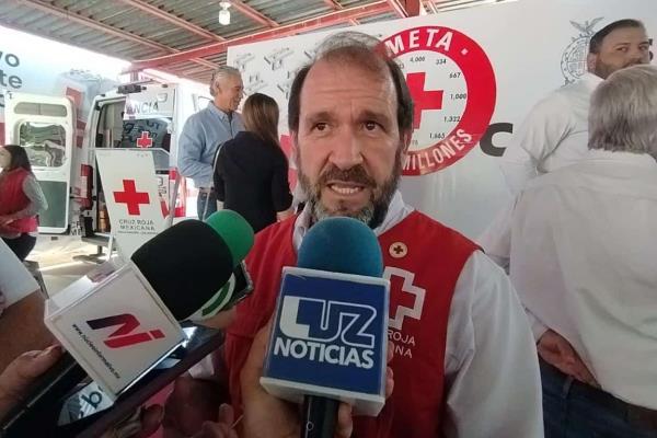 Cruz Roja estatal evalúa situación de Director de El Fuerte