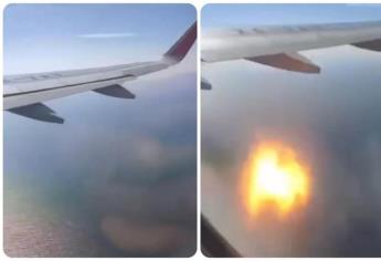 Viva Aerobús: Así explotó una turbina en pleno vuelo| VIDEO