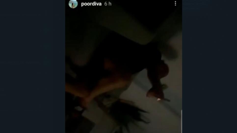 Mujer exhibe en video como la golpea su pareja en Culiacán | VIDEO