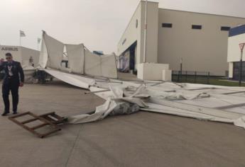 Colpasa carpa en la Feria Aeroespacial en el AIFA; hay 13 heridos