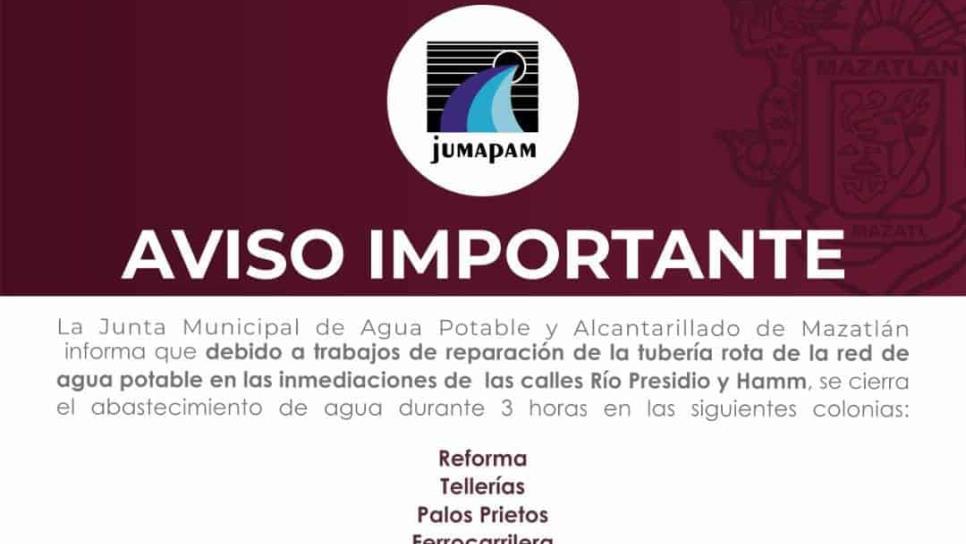 Jumapam realiza trabajos de mantenimiento en 6 colonias