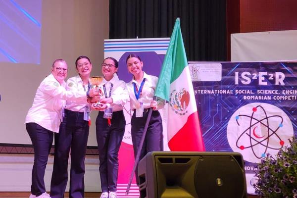 ¡Se traen la medalla de oro! con proyecto «bioplástico de camarón» mazatlecas ganan el Primer Lugar en Rumania