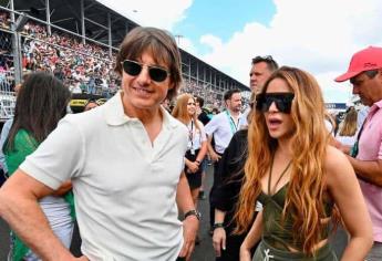 Shakira ¿estrena galán?; bien acompañada de Tom Cruise