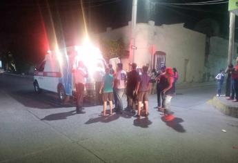 Arrollan a motociclista menor de edad en Villa Unión y lo mandan al hospital 