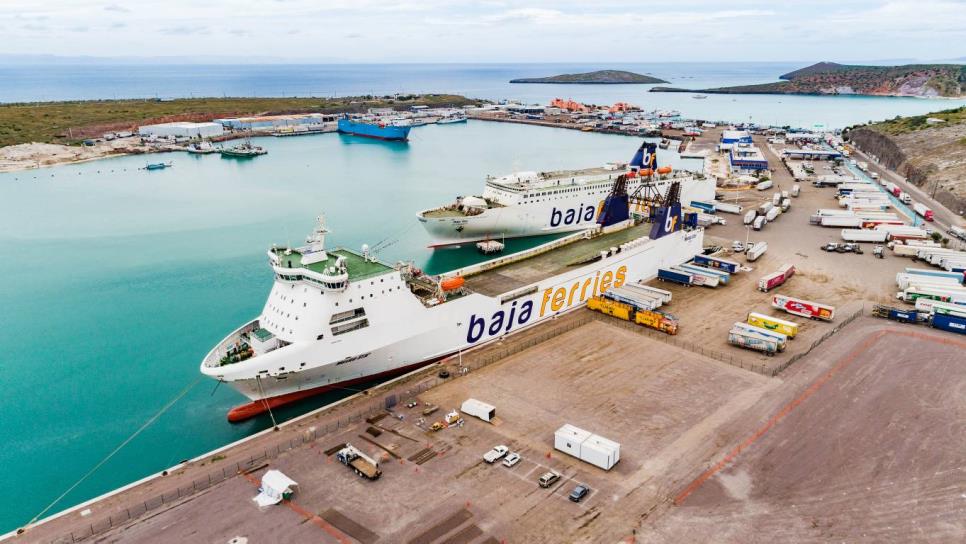 Esto cuesta el ferrie para transportar carga de Mazatlán a Baja California