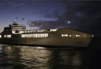 VIDEO | El ferri California Star arriba a Topolobampo, el más grande de Latinoamérica