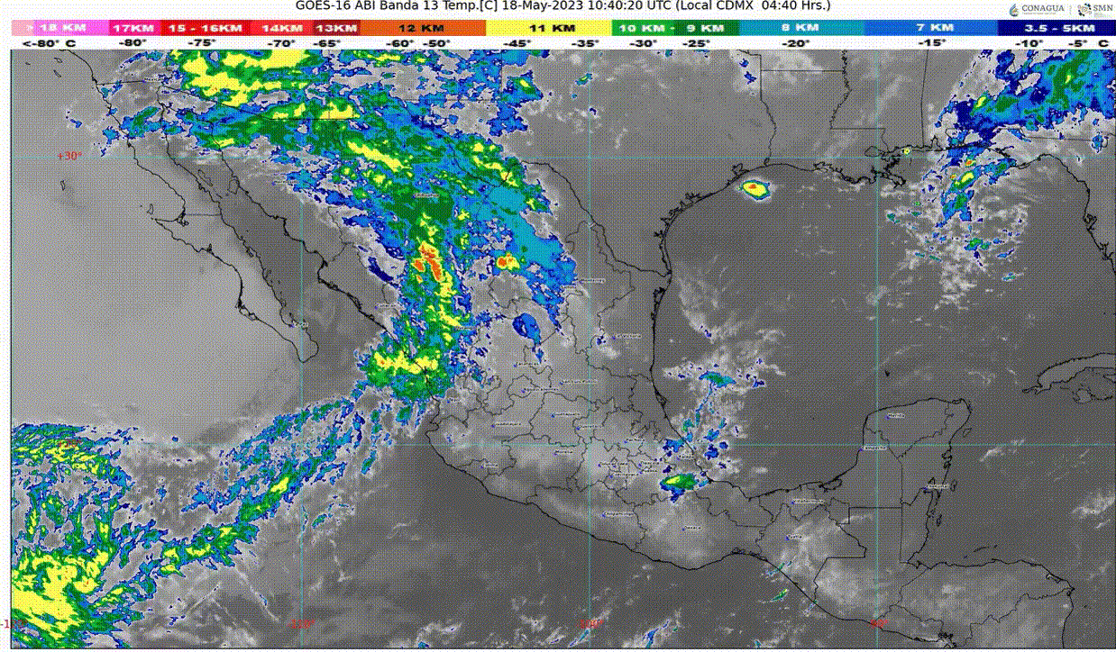 Pronostican viernes y sábado con lluvias para Sinaloa