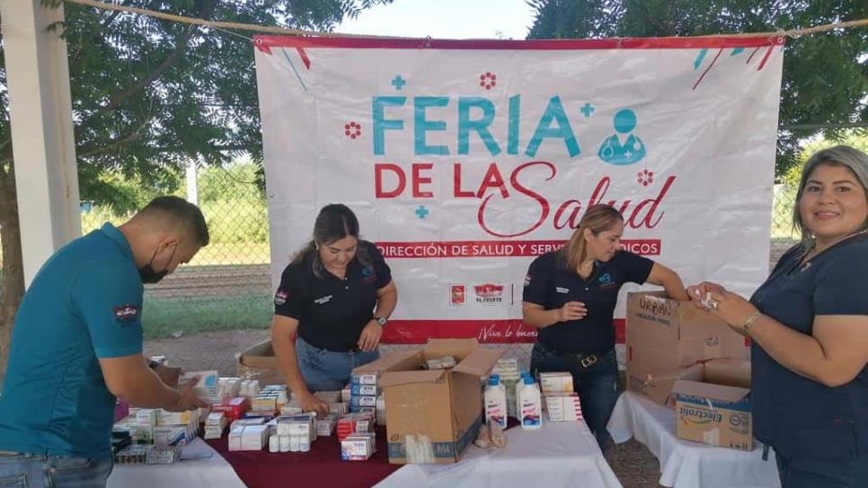 Llevarán feria de la Salud a comunidades alejadas de El Fuerte 