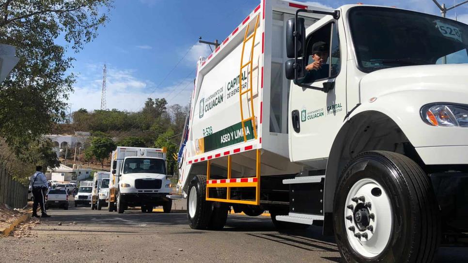 Culiacán requiere 120 camiones recolectores de basura más: Servicios Públicos