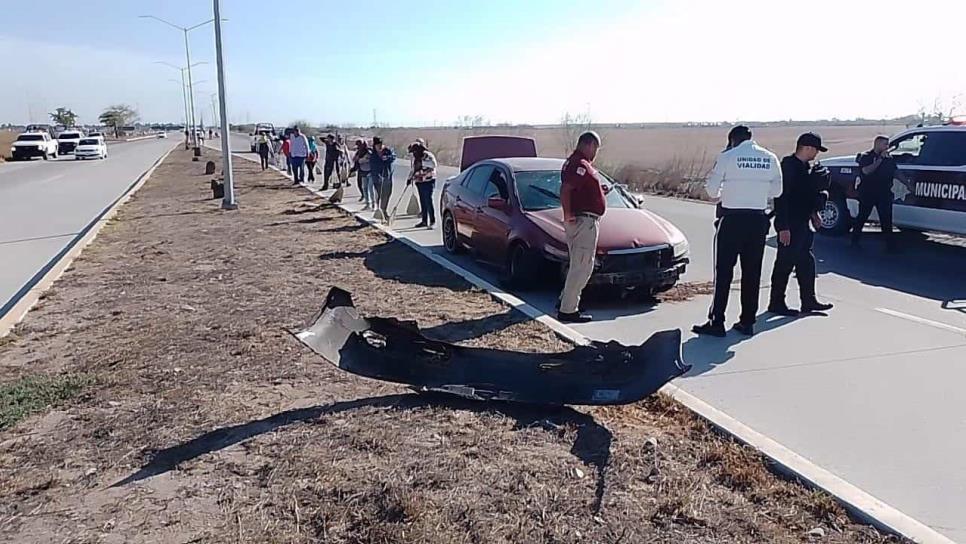 Marino regresaba a Topolobampo y choca en la entrada del puerto