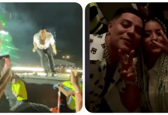 Eduin Caz se disculpó con una fan que aplastó durante su concierto | VIDEO