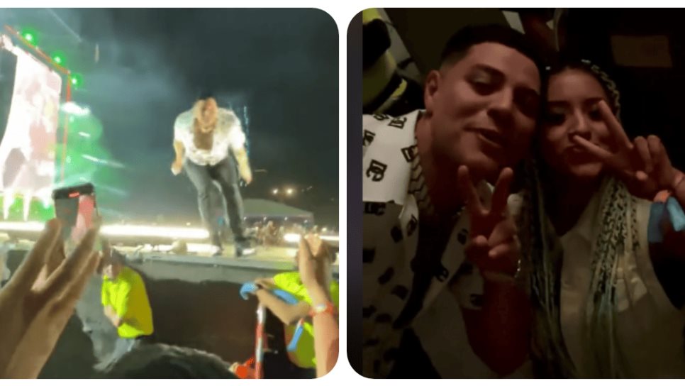 Eduin Caz se disculpó con una fan que aplastó durante su concierto | VIDEO