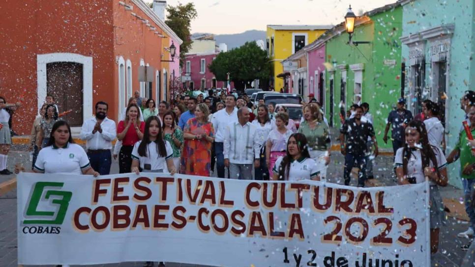 Al son de la banda sinaloense, realizan el Festival Cultural Cobaes Cosalá 2023