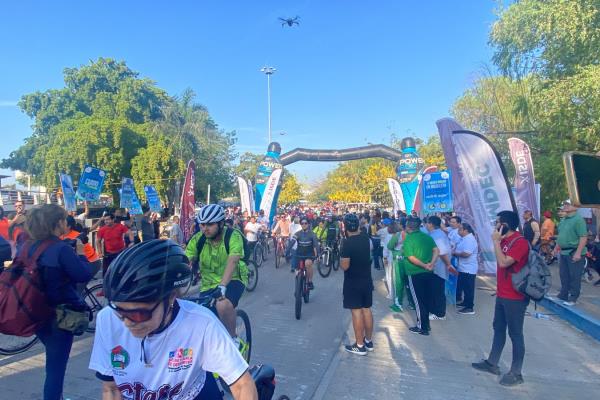 Con rodada, celebran el Día Mundial de la Bicicleta en Culiacán