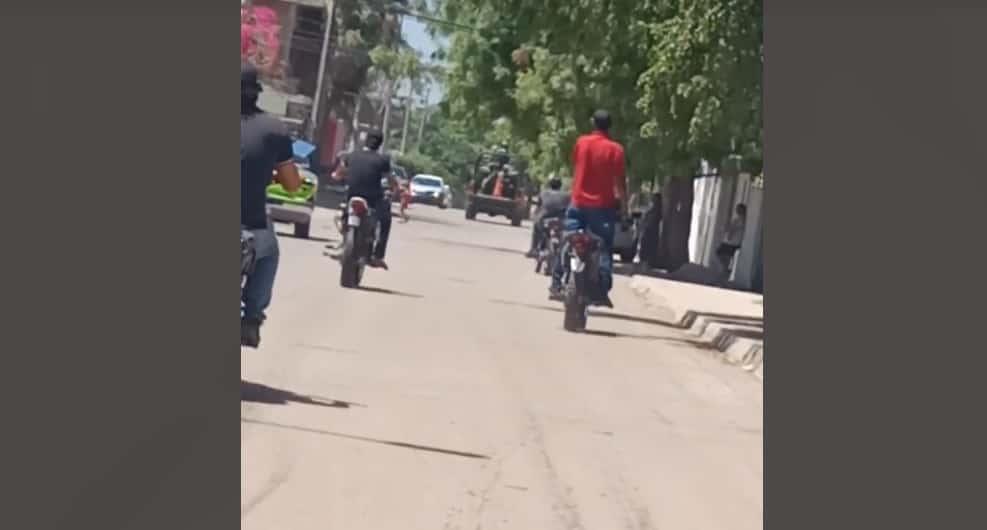 «Punteros» de Culiacán: así «torean» a los militares | VIDEO «Punteros» de Culiacán: así «torean» a los militares | VIDEO