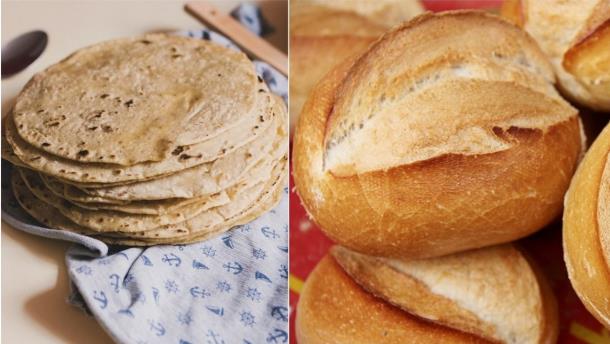 Pan o tortilla: ¿Cuál es la opción ideal si quieres bajar de peso?