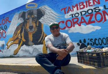 Pintan mural en honor a Scooby, perrito asesinado en aceite hirviendo en EDOMEX