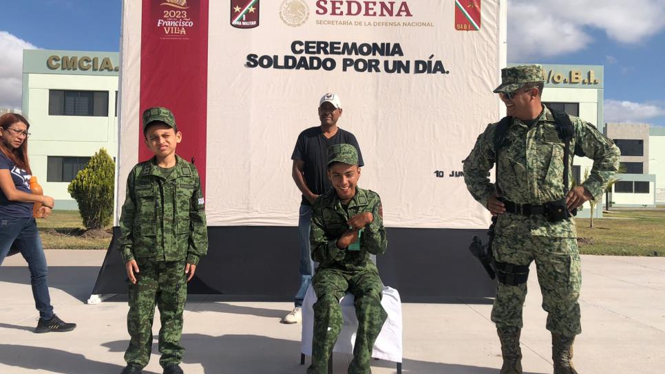 ¡Soldados por un día! Dos pequeños viven la experiencia de ser militares en Culiacán ¡Soldados por un día! Dos pequeños viven la experiencia de ser militares en Culiacán