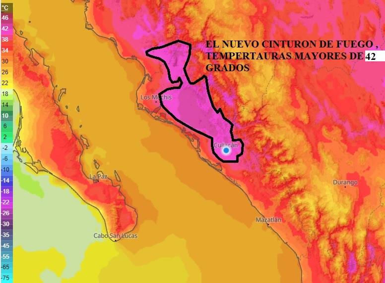 «Se prende el horno en Sinaloa» Estas son las zonas con más calor este martes