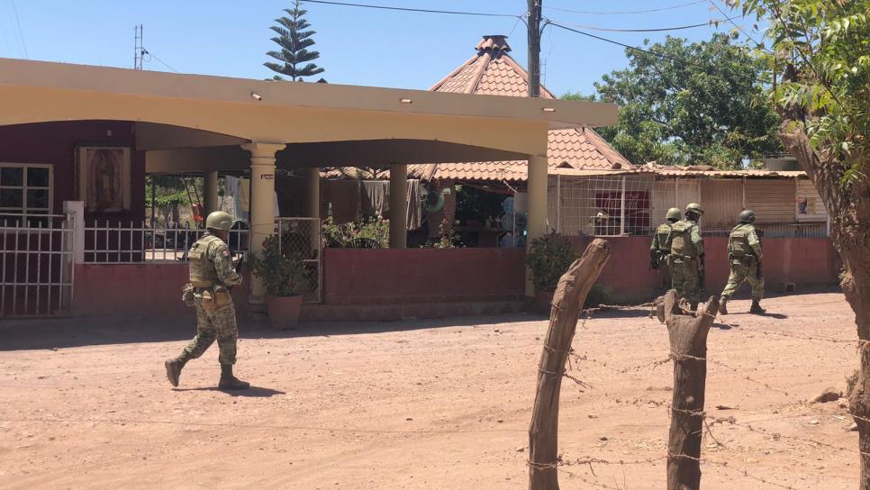 Atacan a balazos a militares en Lo Clemente de El Salado, Culiacán