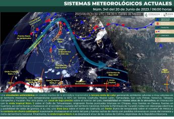 Pronostican lluvias aisladas para Sinaloa 