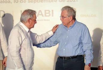 Rocha Moya se reúne en Palacio Nacional con AMLO y gobernadores de Morena