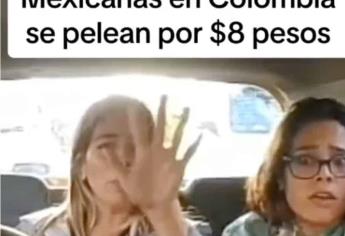 Mexicanas en Colombia pelea con taxista por 8 pesos | VIDEO