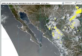 Desde Culiacán hasta Escuinapa pronostican lluvias para esta noche 