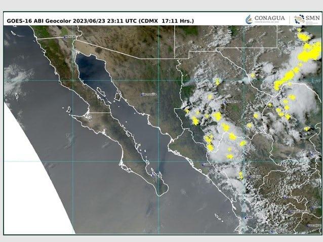 Desde Culiacán hasta Escuinapa pronostican lluvias para esta noche 