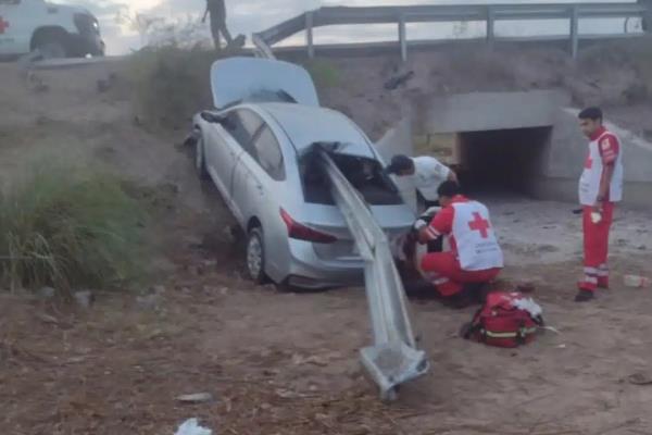 Hombre de Escuinapa sufre violento accidente y por poco no la cuenta
